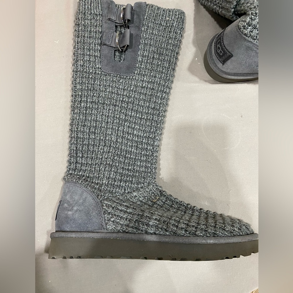 UGG Womens Classic Solene Tall Knit Boots